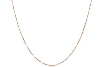 Rose Gold Plated 925 Sterling Silver Fine Trace Chain 16 – 32 ” Inches