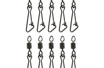 10 x Snap Link Quick Change Swivels Connectors Float Feeder Lure Fishing