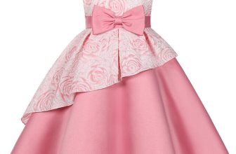 Flower Girls Dress Summer Sleeveless Bow Girls Dress Birthday Party 2-10 Years