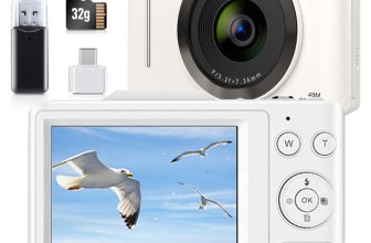 Digital Camera 1080P 48MP 2.8″ LCD Display Screen 16x Digital Zoom Anti-Shake UK