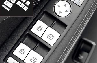 Car Window Lift Button Sticker For     B E C-Class CLA GLA ML GLE GLS