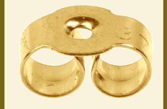 real 375 9ct yellow gold scrolls butterfly backs stud drop earring stem fitting