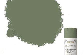 Rust-Oleum 400ml Bramwell Spray Paint Matt Chalk Furniture Spray Paint