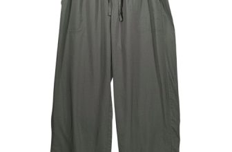 Splendid Ladies’ Wide Leg Sweater Pant, Black, M