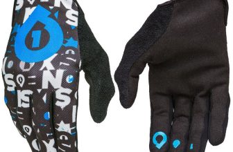 MEN’S GLOVES 661 COMP REPEATER MTB CYCLE BIKE BMX BLACK / CYAN LARGE L 10