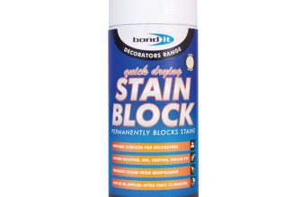 BOND IT STAIN BLOCK 400ML SPRAY PAINT PREVENTS WATER MARKS MOULD RUST STAINS