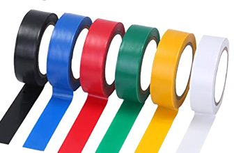 6 X PVC Electrical Tape Coloured Insulating 2.7m 18mm Home Insulation Tapes Set