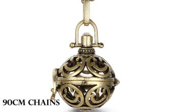 Music Ball Aroma Pendant – Women Multi Styles Hollow Vintage Necklace Jewelry