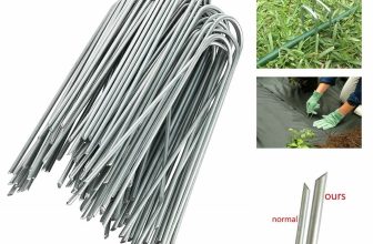 Metal Garden Pegs Pins U Shaped Grass Tent Galvanised Securing Ground Staples