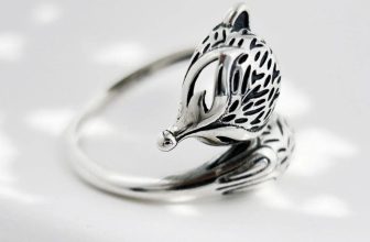S925 Sterling Silver Fox Adjustable Ring Woodland Animals Cute Jewellery Gift