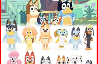 Bluey Dog Action Figure Kids Toy Bingo Bluey & Friends Collection Model New UK