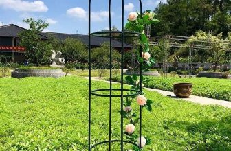 1.9m Outdoor Garden Metal Obelisk Climbing Plant Support Frame Trellis