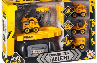 130pc Construction Table Playset For Kids  Ideal Xmas Gift For Kids