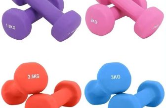 Neoprene Dumbbell Pair Home Weights Gym Fitness Sports