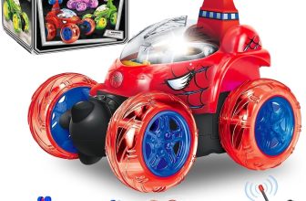 Spiderman Stunt Car Remote Control Cars Toys for Boys Girls, High-Tech RC