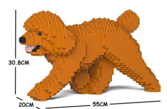 JEKCA Animal Building Blocks Kit for Kidults Toy Poodle 02C-M04