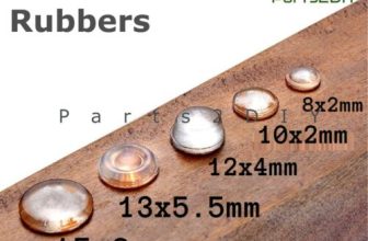 3M Silicone Rubber Circle Feet Bumpon Transparent Self Adhesive Flat and Domed