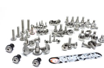 Suzuki GSXR600 2001-2003 large headed stainless steel fairing bolts kit