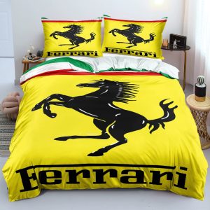 Auto Logos Single Double Queen Cover Pillowcase Bedding Set Car Duvet