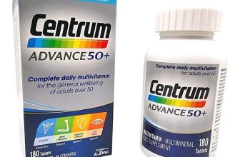 Centrum Advance 50+ Multivitamin & Mineral 180 Tablets Exp 09/2025