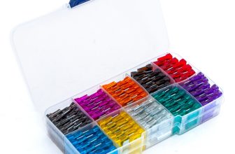 100PCS 10 Sizes Automobile Fuse Middle Piece Fuse For Car Medium With clip Set G