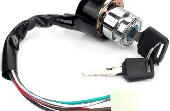 Universal Motorcycle 6 Wire Ignition Starter Off/On/On Switch Lock + 2 Keys a