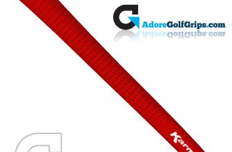 Karma Velour Jumbo Golf Grips – Red x 1
