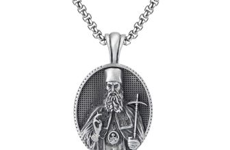 Accessories Vintage Titanium Steel Necklace Christian Jewelry Fashion Religious