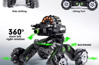 NERF Bullet Soft Dart Gun Laser 4WD RC Radio Control Tank Car Model Toy SMOKING