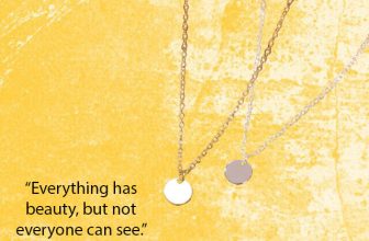 18ct Gold Plated Plain Disk Necklace Small Round Adjustable Length For Women