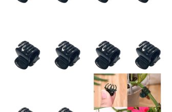 Orchid Plant Support Clips Small Garden Clips Stem Flower Clamps Plastic 1CM UK