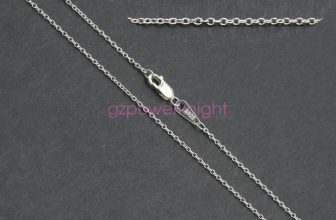 Genuine Solid 925 Sterling Silver Necklace 1.2mm Cross Chain Fine 14-24″ Stamped