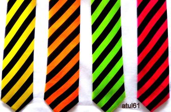 Striped Patterned Bright Colour Casual Business Party Work Classic Mens Neck Tie