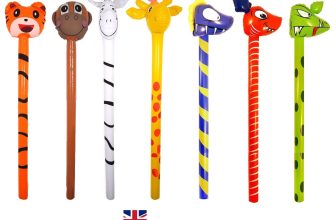 118cm Inflatable Dinosaur Sticks for Kids Party | Reusable Jungle Toy