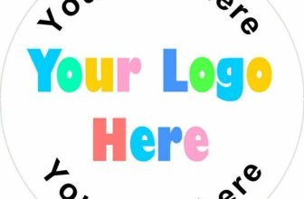 Personalised Stickers Company Logo image, Business Brand or School Badge – Round