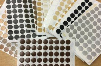 13mm SELF ADHESIVE DECORATIVE SCREW HOLES NAIL CAMS COVER CAPS FURNITURE KITCHEN