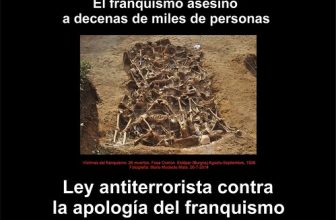 Victimes Franquisme. CARTELL. Llei contra Apologia. 7-2-2016 -JPG (ESP)