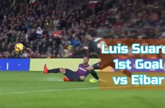 Luis Suárez and Philippe Coutinho beautiful one-two lead to the opening goal vs Eibar