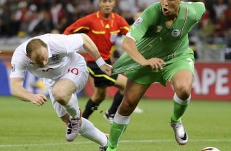 Majid Bougherra & Wayne Rooney, Algeria vs England .