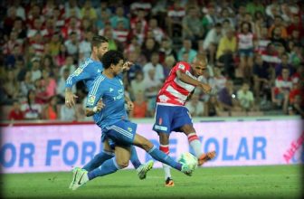 Granada CF v Real Madrid ,,, Yacine Brahimi vs Sergio Ramos Garcia vs Pepe