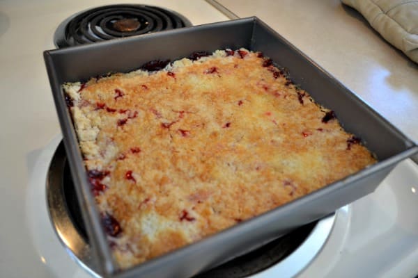 3 Ingredient Cherry Cobbler