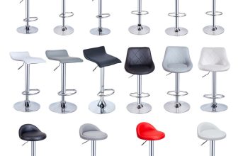 2x Bar Stools Gas Lift Swivel Stools Home Breakfast Pub Counter Chair PU Leather