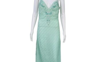 New LoveShackFancy Womens Blue Floral VIVI Morning Mist Maxi Dress Sz 6