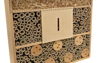 Insect House Butterfly Bee Beetle Bug Hotel Hanging Wooden Garden Shelter 30cm