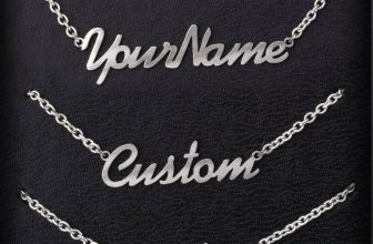 Personalised Name Necklace Custom Nameplate Chain Stainless Steel Jewellery Gift