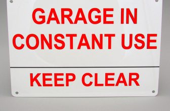 GARAGE CONSTANT USE METAL SIGN DRIVEWAY CAR SPACE ACCESS BUSINESS PERSONALISED