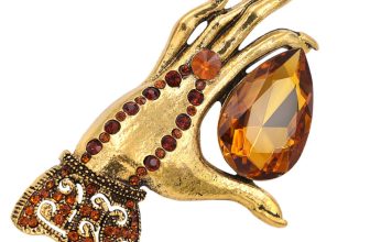 Crystal Lapel Pin Jewelry Brooches Vintage Breastpin Crystal Brooch