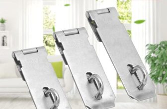 Stainless Steel Burglar-proof Padlock Hasp Shed Latch Gate Bolt Door Clasp Lock