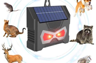 Solar Ultrasonic Mole Rat Repellent Repeller Spike Garden Pest Deterrent