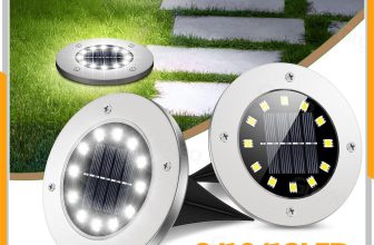 8/10/12LED Solar Ground Lights Floor Decking Patio Outdoor Garden Lawn Path Lamp